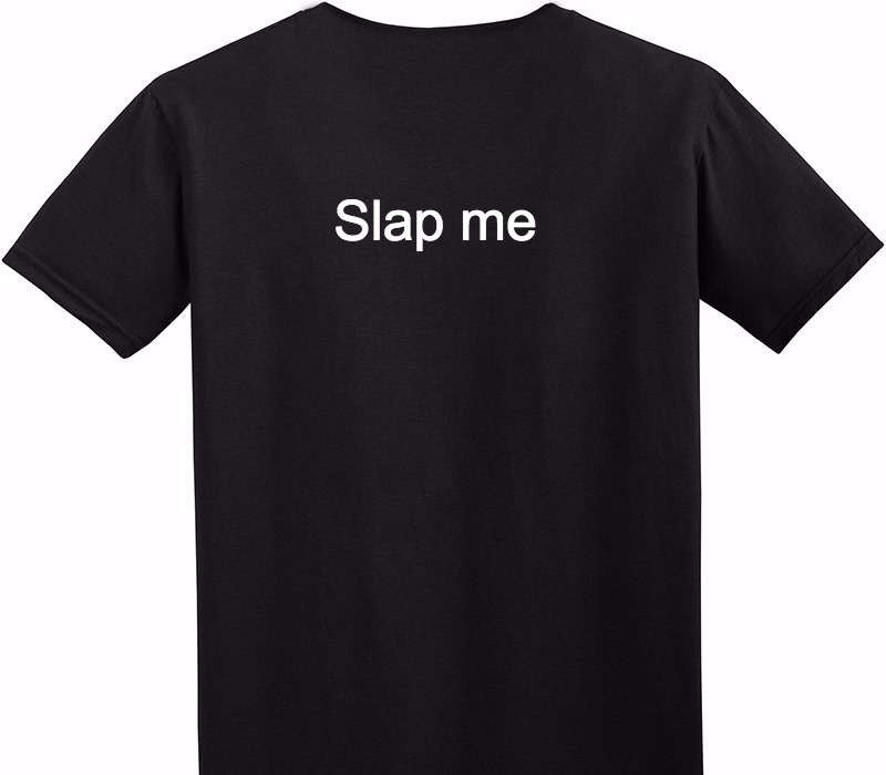 Custom Adult Soft Style 100% Cotton Black T-Shirt