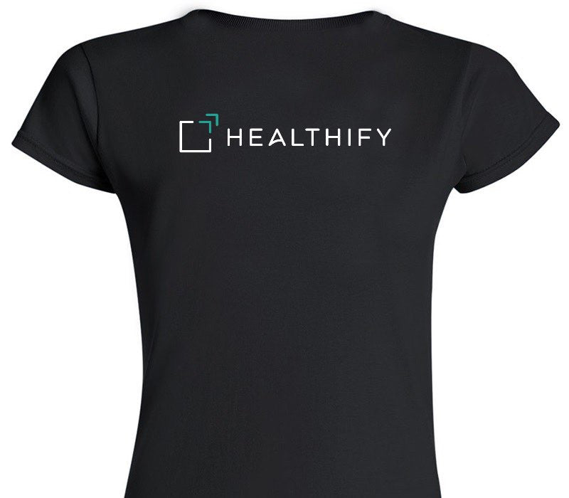 Custom Womens Soft Style 100% Cotton Black T-Shirt