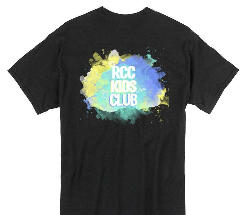 Custom Gildan 100% Cotton Black T-Shirt