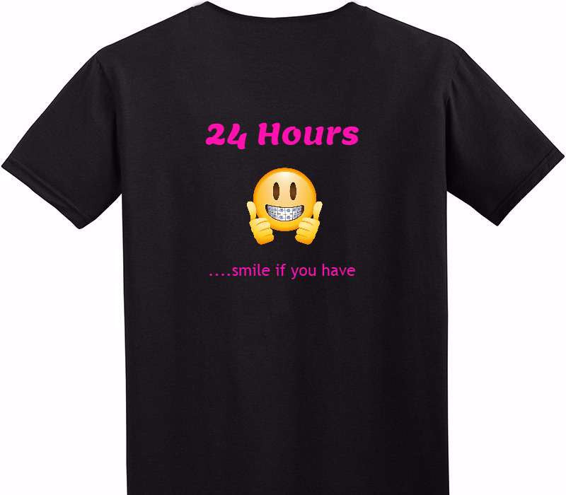 Custom Adult Soft Style 100% Cotton Black T-Shirt