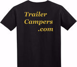 Custom Adult Soft Style 100% Cotton Black T-Shirt