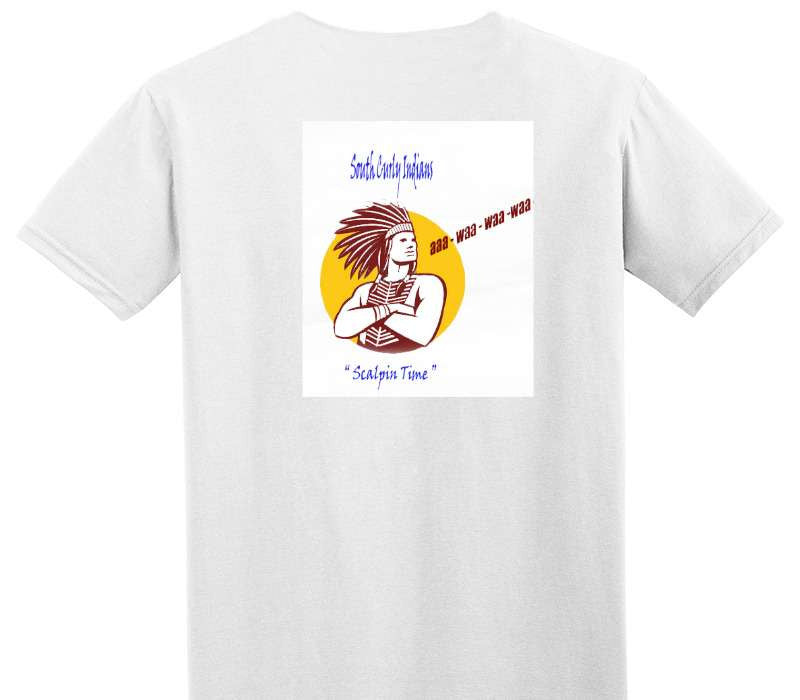 Custom Adult Soft Style 100% Cotton White T-Shirt