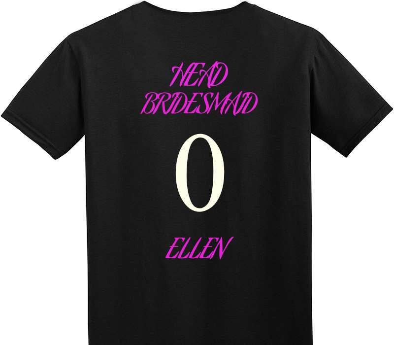 Custom Adult Soft Style 100% Cotton Black T-Shirt