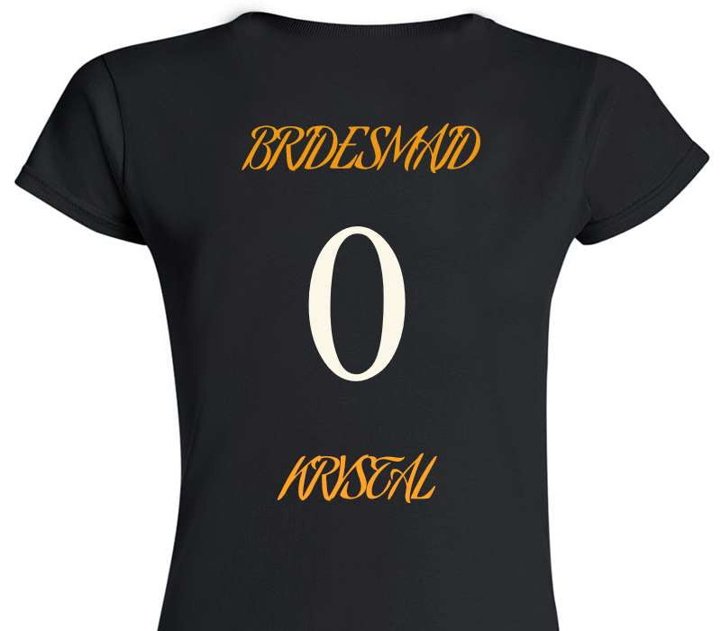 Custom Womens Soft Style 100% Cotton Black T-Shirt