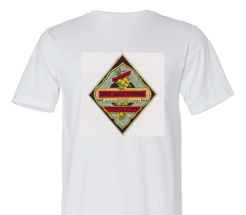 Custom Adult 100% Organic Cotton White T-Shirt
