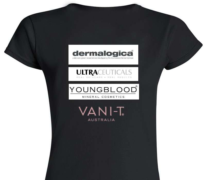 Custom Womens Soft Style 100% Cotton Black T-Shirt