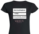 Custom Womens Soft Style 100% Cotton Black T-Shirt