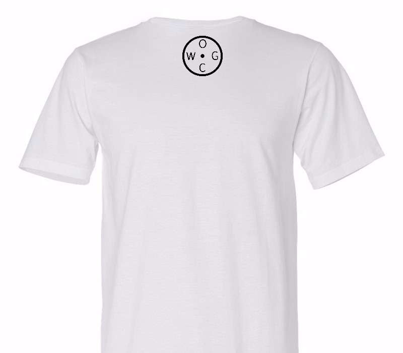 Custom Adult 100% Organic Cotton White T-Shirt