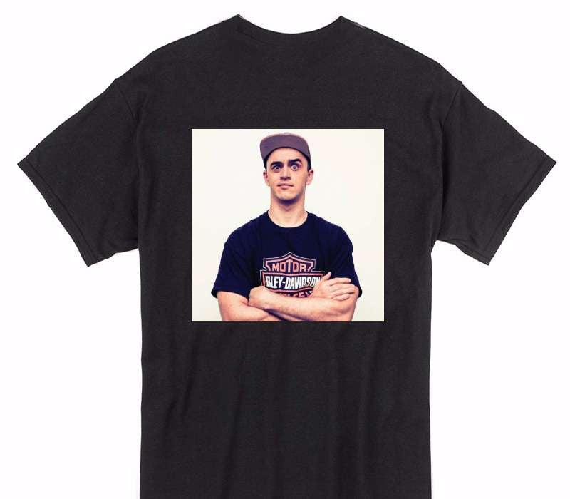 Custom Gildan 100% Cotton Black T-Shirt