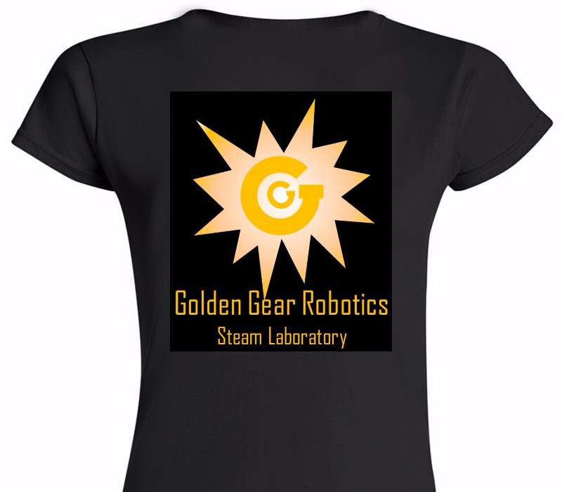 Custom Womens Soft Style 100% Cotton Black T-Shirt