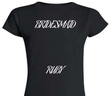 Custom Womens Soft Style 100% Cotton Black T-Shirt