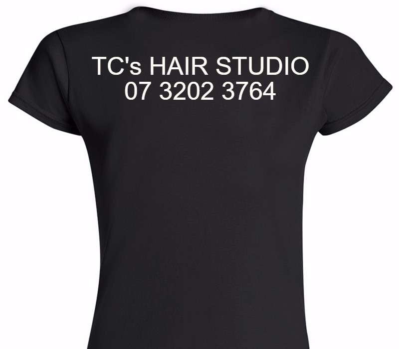 Custom Womens Soft Style 100% Cotton Black T-Shirt
