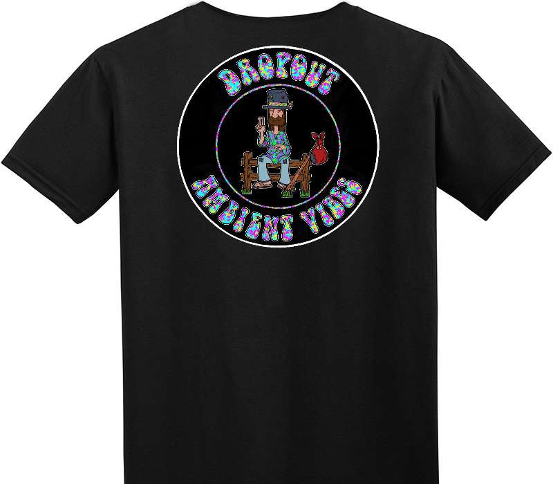 Custom Adult Soft Style 100% Cotton Black T-Shirt
