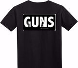 Custom Adult Soft Style 100% Cotton Black T-Shirt