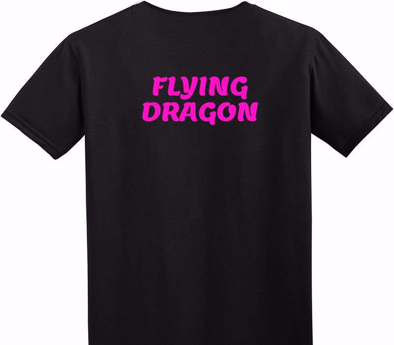 Custom Adult Soft Style 100% Cotton Black T-Shirt