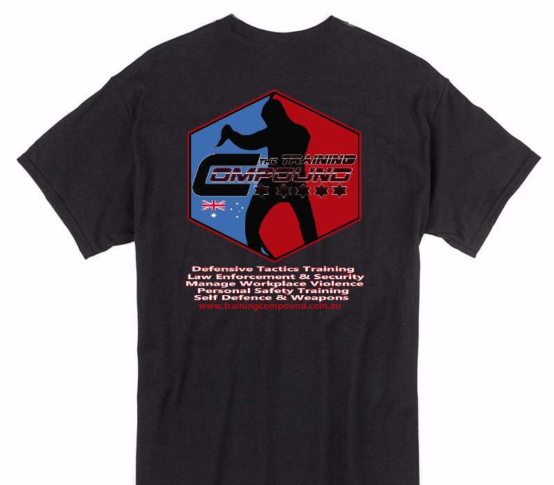Custom Gildan 100% Cotton Black T-Shirt