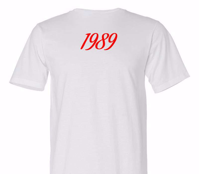 Custom Adult 100% Organic Cotton White T-Shirt