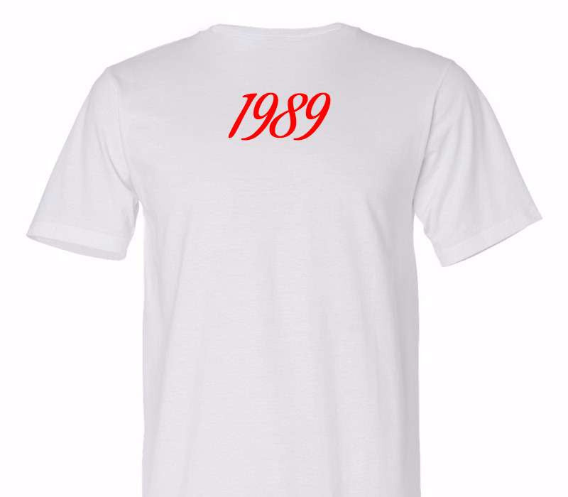 Custom Adult 100% Organic Cotton White T-Shirt