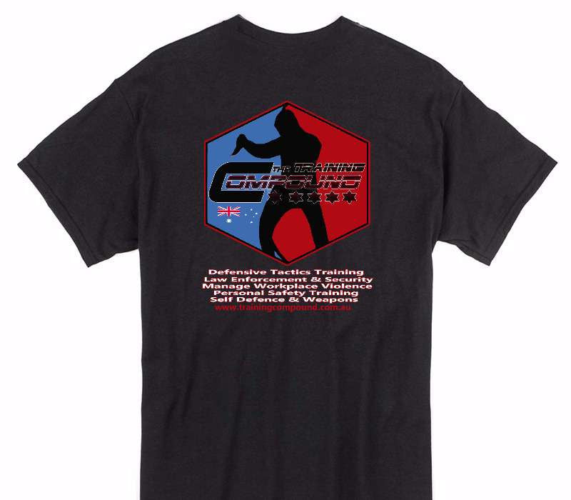 Custom Gildan 100% Cotton Black T-Shirt