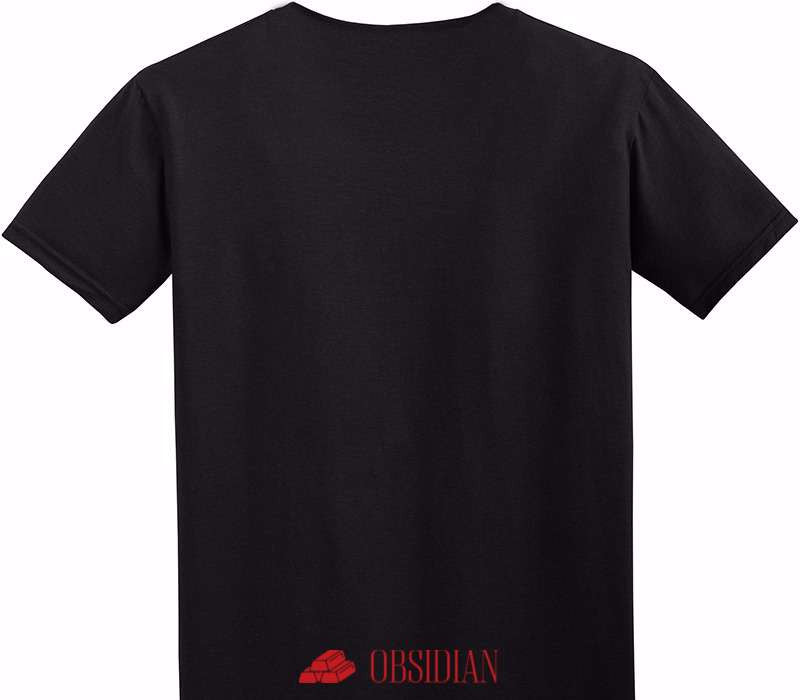 Custom Adult Soft Style 100% Cotton Black T-Shirt