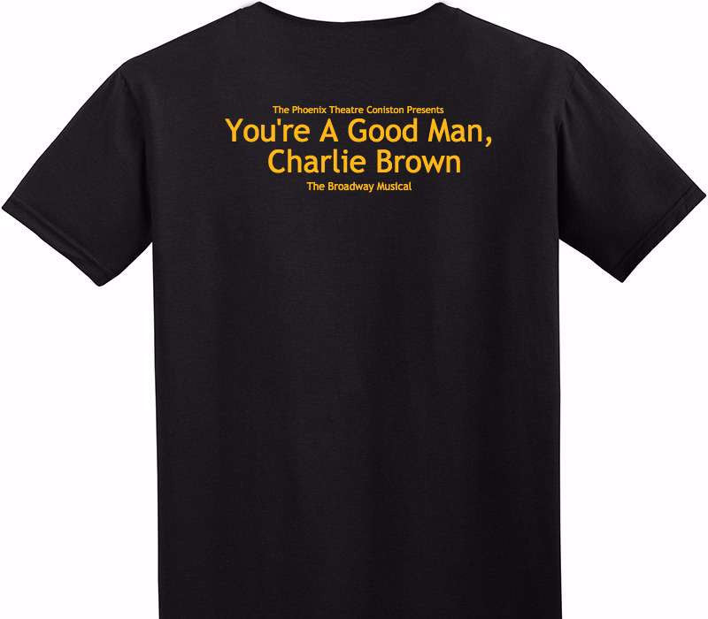 Custom Adult Soft Style 100% Cotton Black T-Shirt