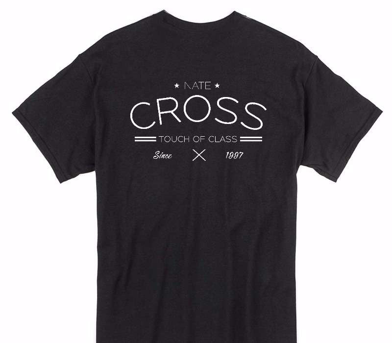 Custom Gildan 100% Cotton Black T-Shirt