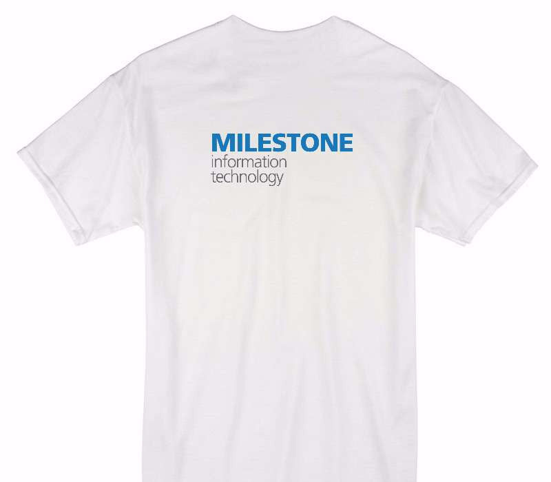 Custom Gildan 100% Cotton White T-Shirt