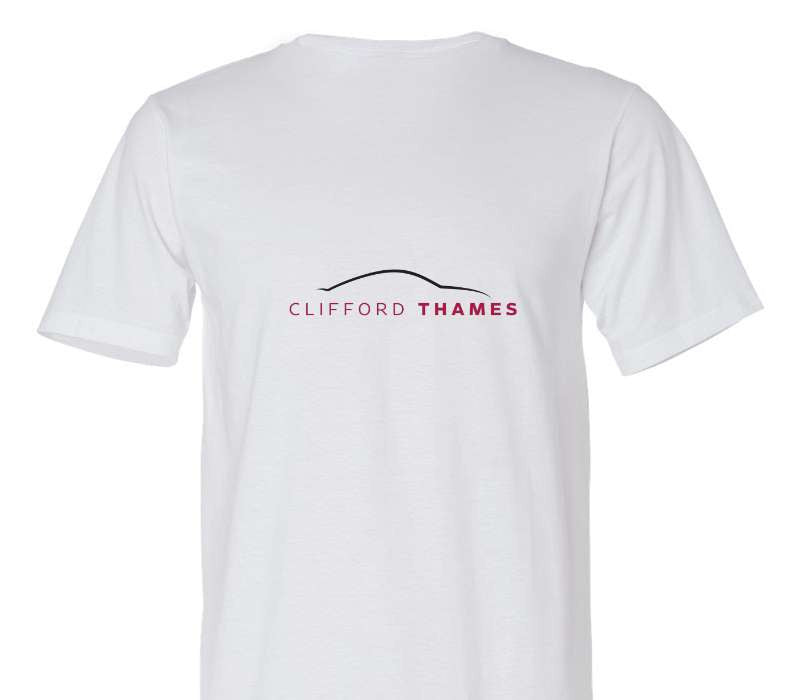 Custom Adult 100% Organic Cotton White T-Shirt