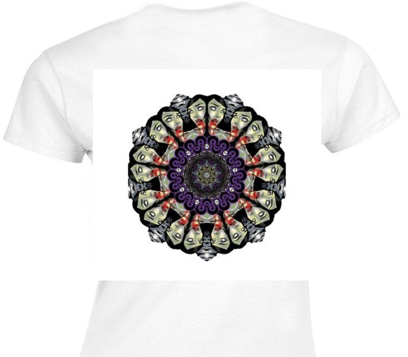 Custom Womens Soft Style 100% Cotton White T-Shirt