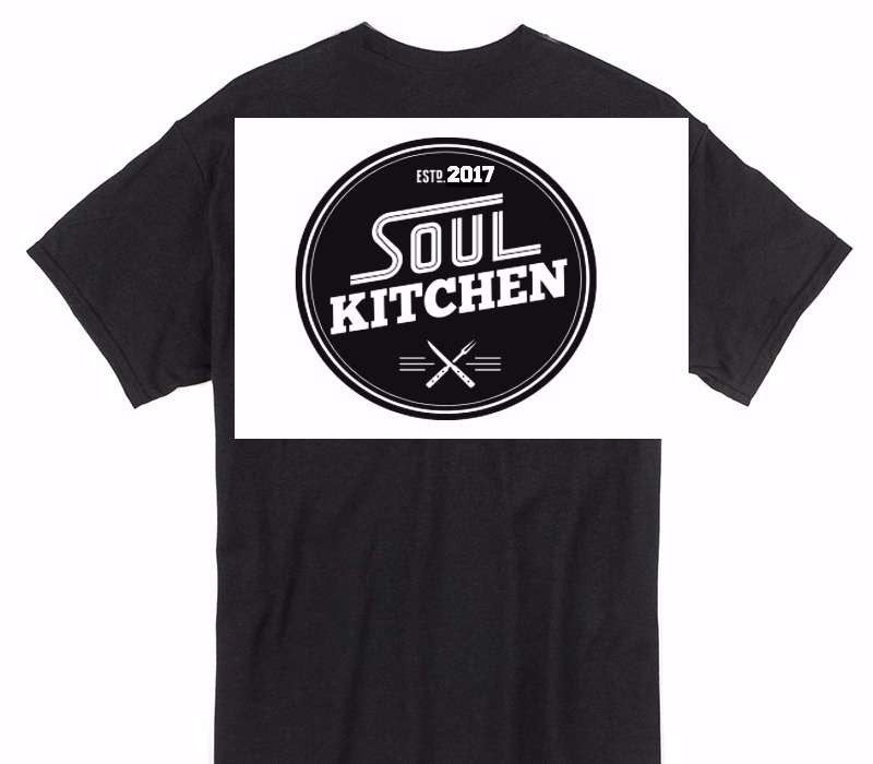 Custom Gildan 100% Cotton Black T-Shirt