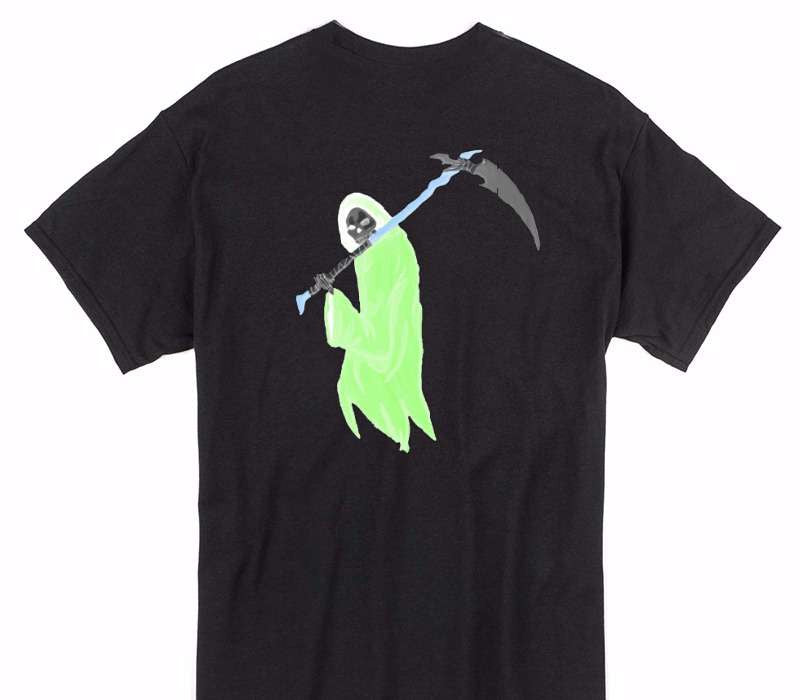 Custom Gildan 100% Cotton Black T-Shirt