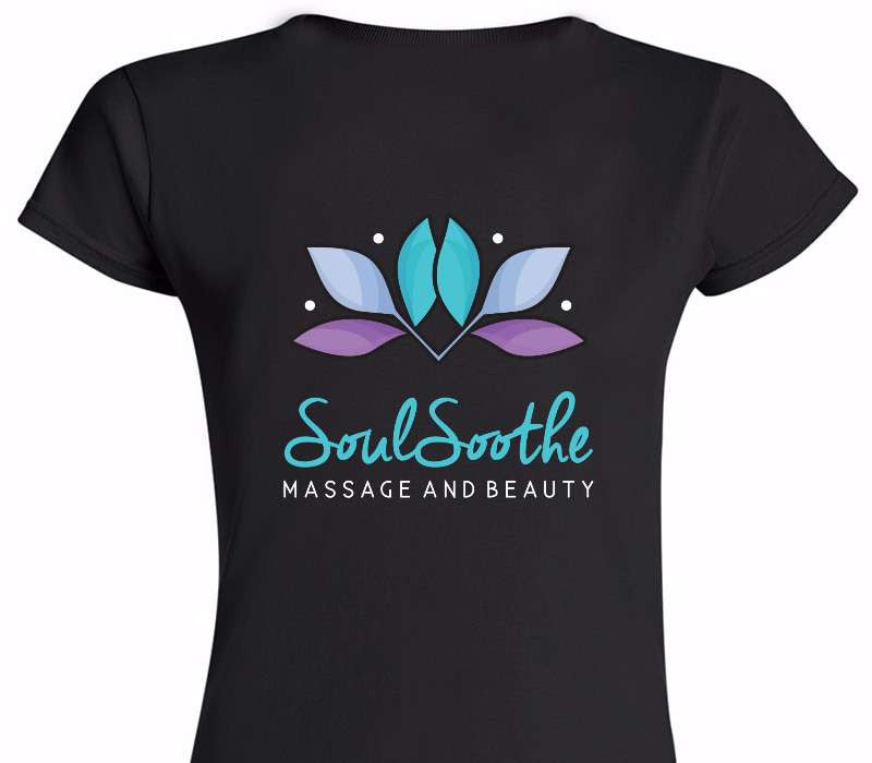 Custom Womens Soft Style 100% Cotton Black T-Shirt