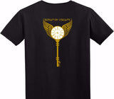 Custom Adult Soft Style 100% Cotton Black T-Shirt
