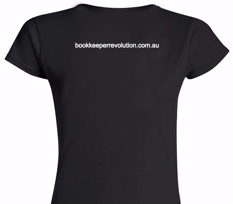 Custom Womens Soft Style 100% Cotton Black T-Shirt