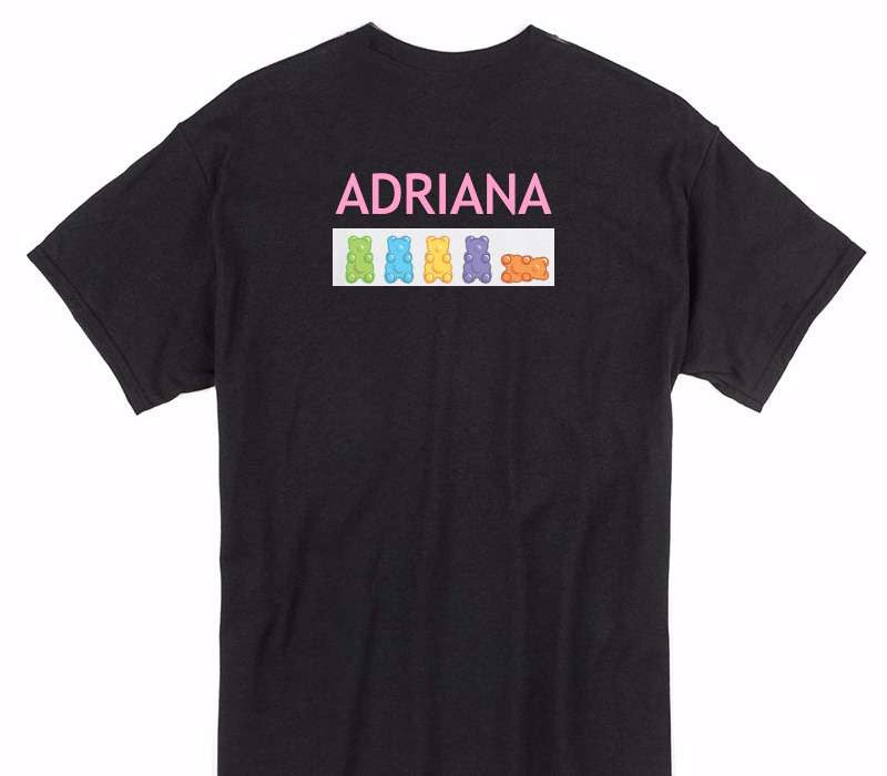 Custom Gildan 100% Cotton Black T-Shirt
