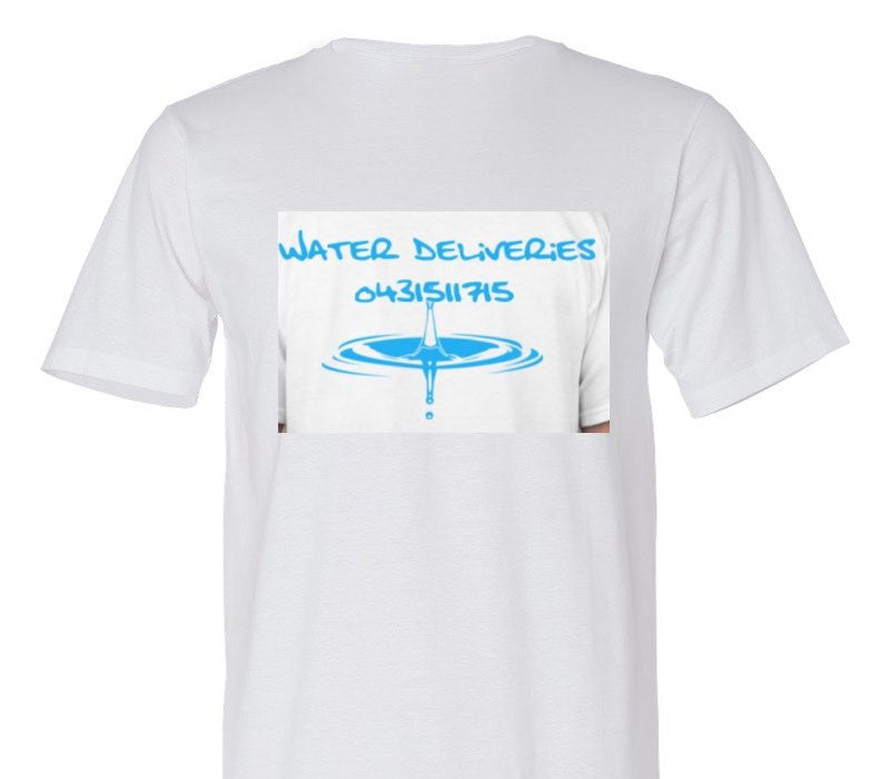 Custom Adult 100% Organic Cotton White T-Shirt