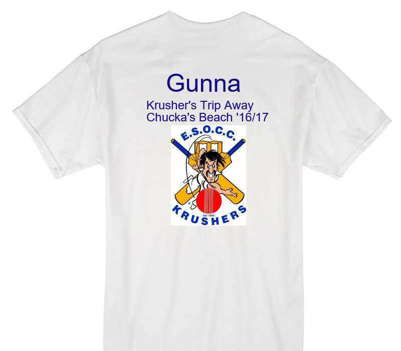 Custom Gildan 100% Cotton White T-Shirt