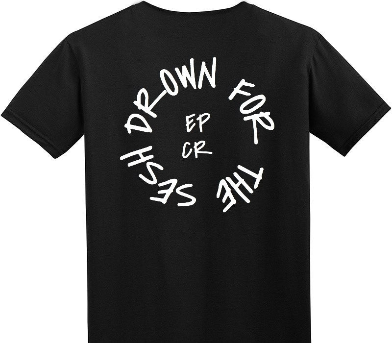 Custom Adult Soft Style 100% Cotton Black T-Shirt