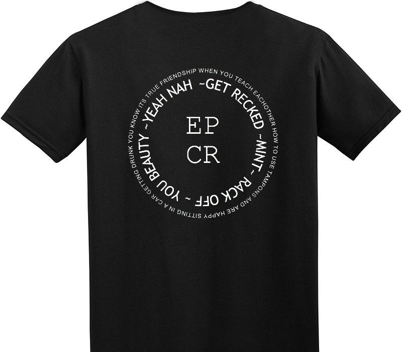 Custom Adult Soft Style 100% Cotton Black T-Shirt