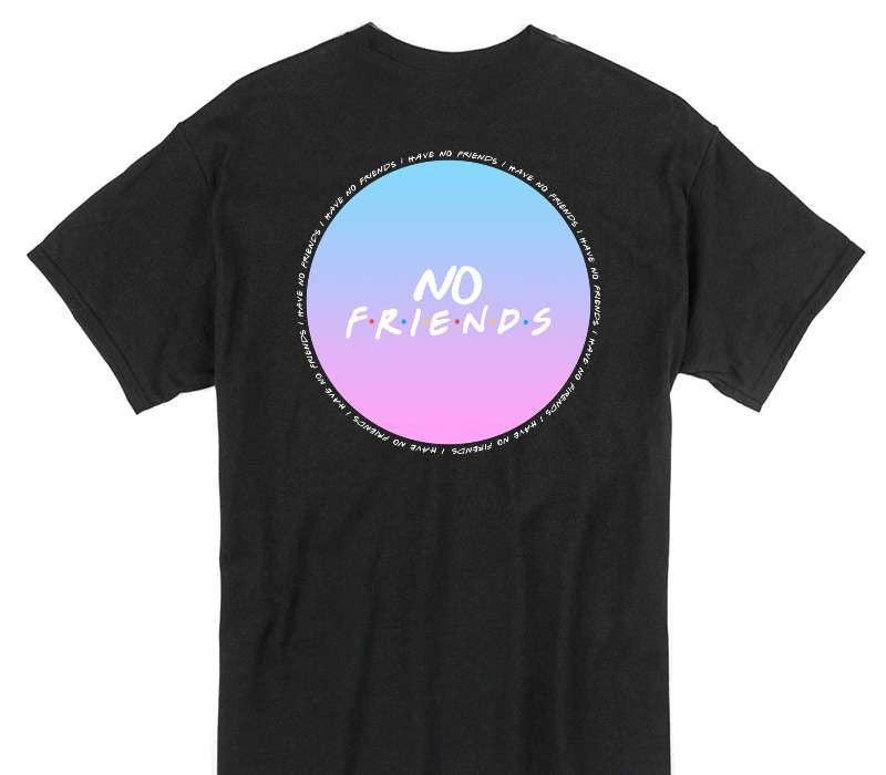 Custom Gildan 100% Cotton Black T-Shirt