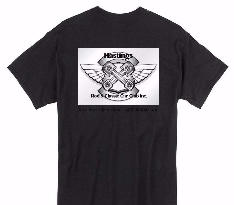 Custom Gildan 100% Cotton Black T-Shirt