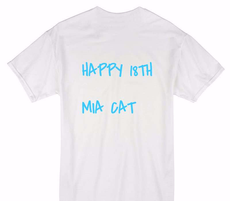 Custom Gildan 100% Cotton White T-Shirt