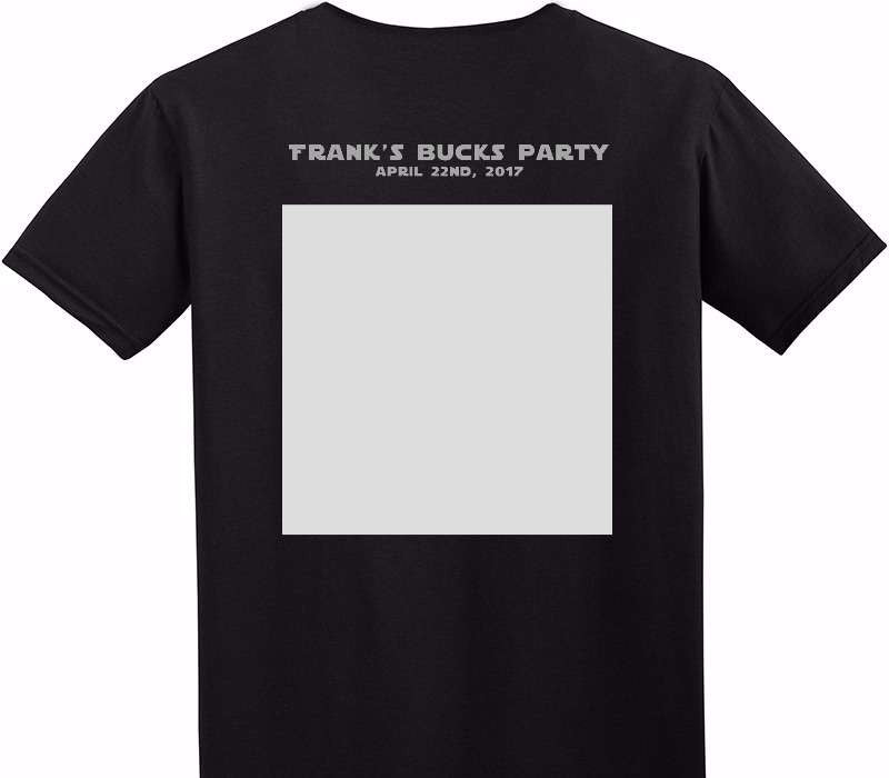 Custom Adult Soft Style 100% Cotton Black T-Shirt