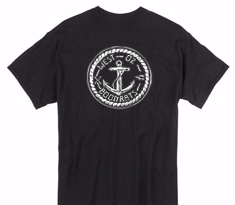 Custom Gildan 100% Cotton Black T-Shirt