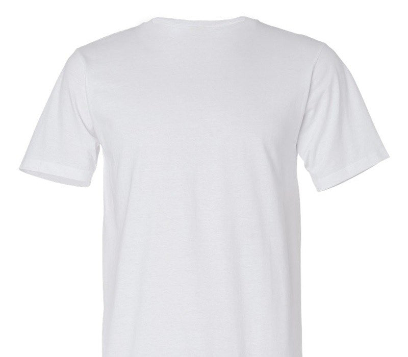 Custom Adult 100% Organic Cotton White T-Shirt