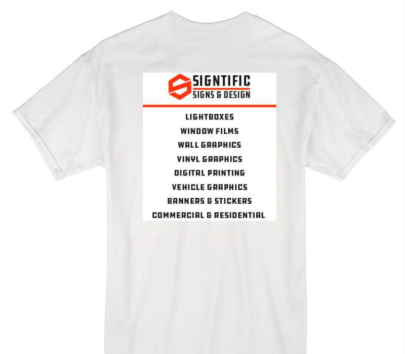 Custom Gildan 100% Cotton White T-Shirt