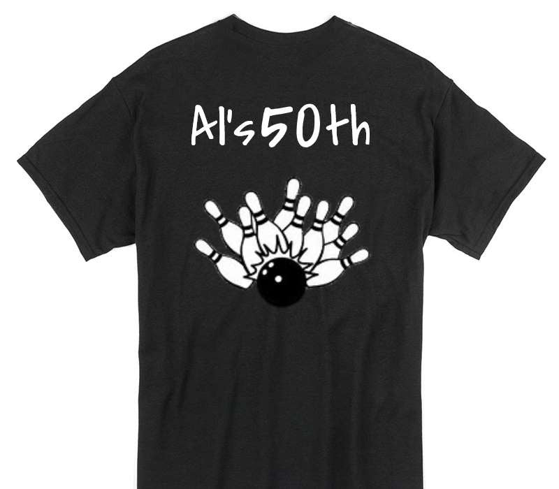 Custom Gildan 100% Cotton Black T-Shirt