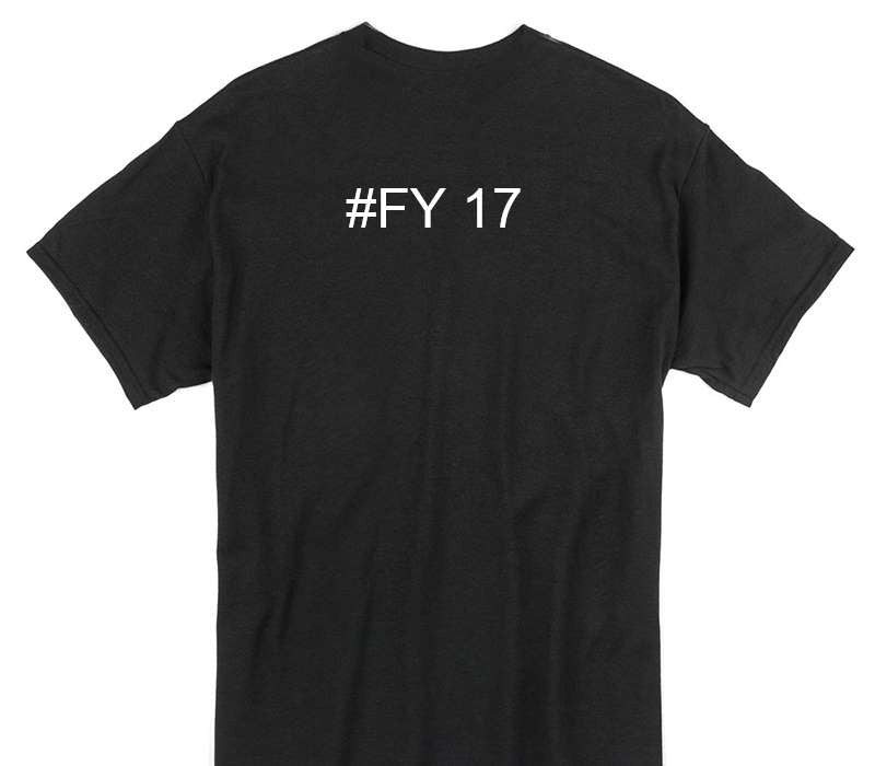 Custom Gildan 100% Cotton Black T-Shirt