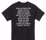 Custom Gildan 100% Cotton Black T-Shirt