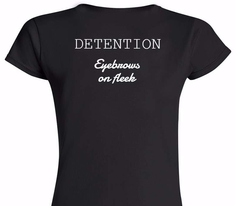 Custom Womens Soft Style 100% Cotton Black T-Shirt